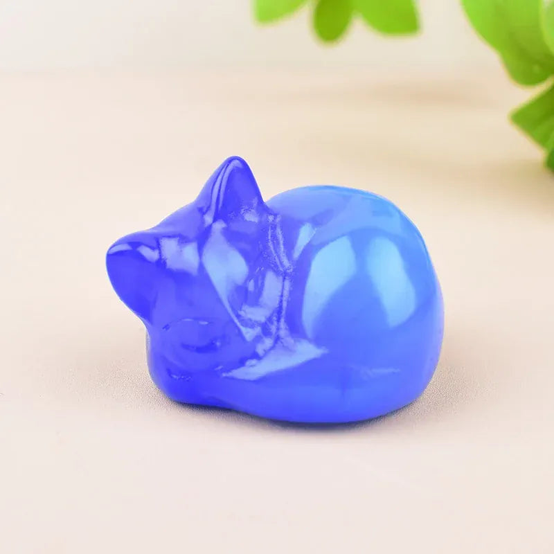 1PC Natural Crystal Stone Amethyst Tree Specimen Agate Reiki Healing Home Decoration Ornaments Lucky Tree DIY Souvenir Gift Blue Opal-K9 Crystal + Quartz