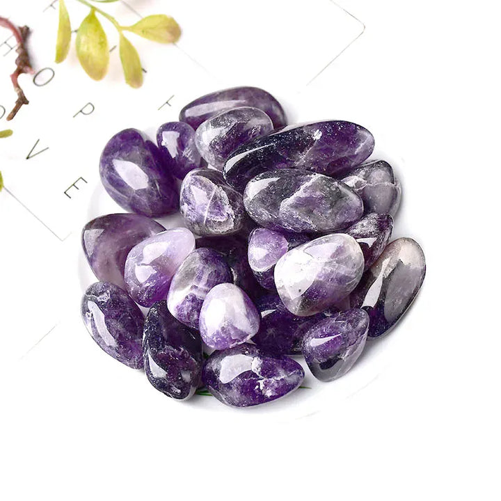 50g/100g Large Size 10-30mm Natural Crystal Quartz Amethyst Gravel Specimen Red Agate Lazuli Healing Stone Reiki for Aquarium Clear Quartz / 100g Crystal + Quartz