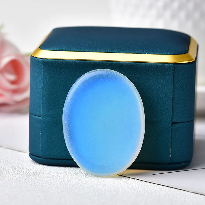 Worry Stone Natural Gemstone Energy Healing Stone Thumb Massage Chakra Wicca Reiki Spiritual Therapy Minerales Ornaments