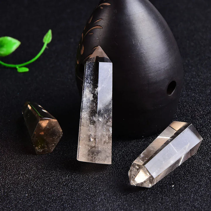 Smoky Quartz Crystal Point Tower