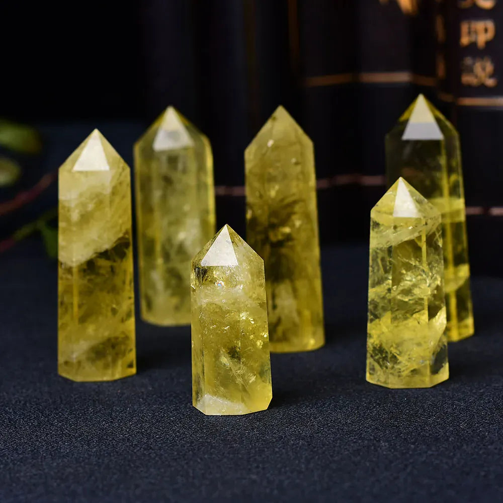 Citrine Crystal Point Tower