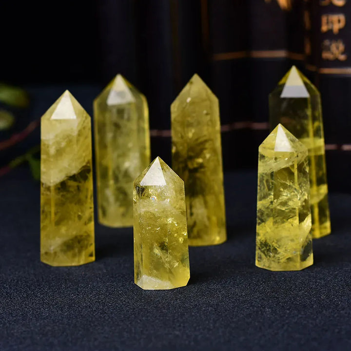 Citrine Crystal Point Tower