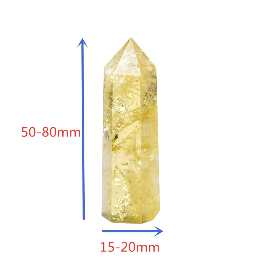 Citrine Crystal Point Tower