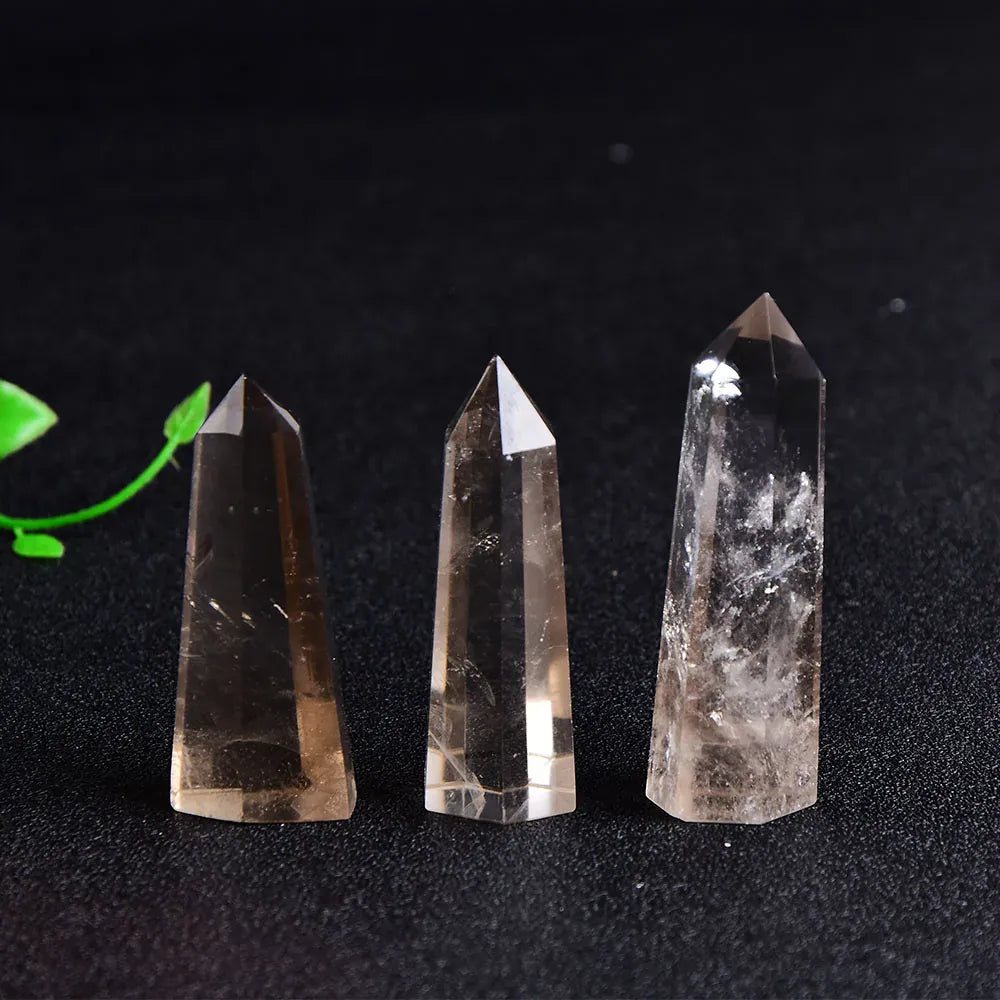 Smoky Quartz Crystal Point Tower