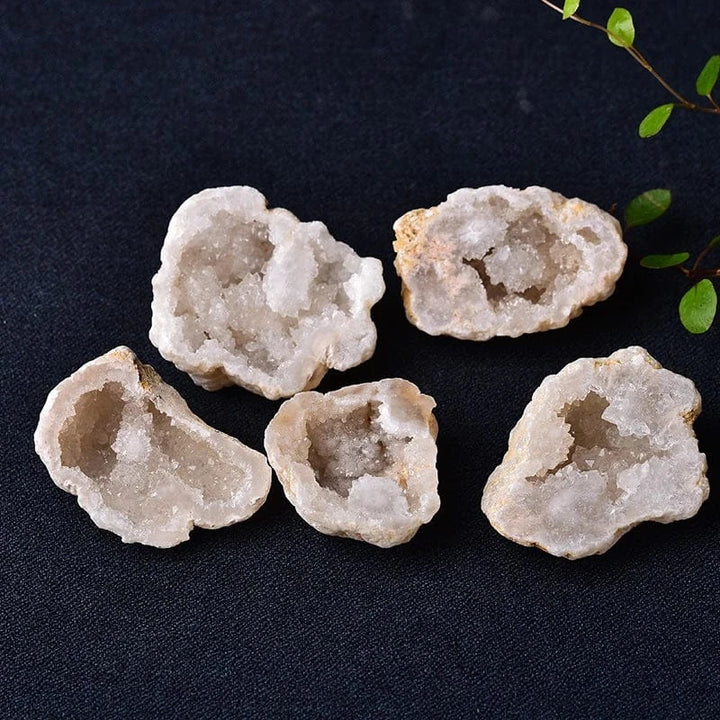 1PC Natural Crystal Agate Geode Cutting Crystal Cluster Healing Stone Reiki Rock Mineral Specimen Quartz DIY Home Decoration