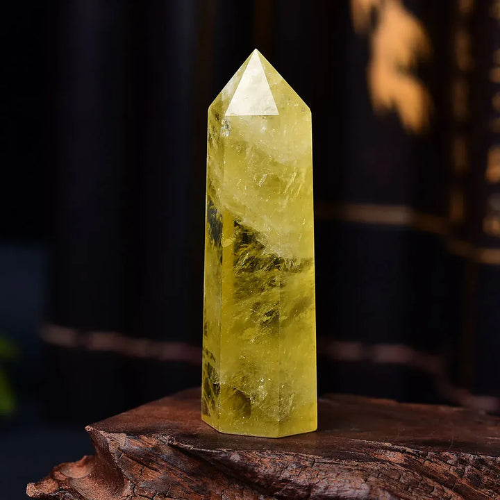 Citrine Crystal Point Tower
