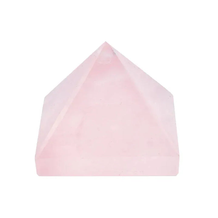 1PC Natural Rose Quartz Pyramid Crystal Quartz Energy Healing Stone Reiki Chakras Meditation Home Decor Crafts Of Gem Stone