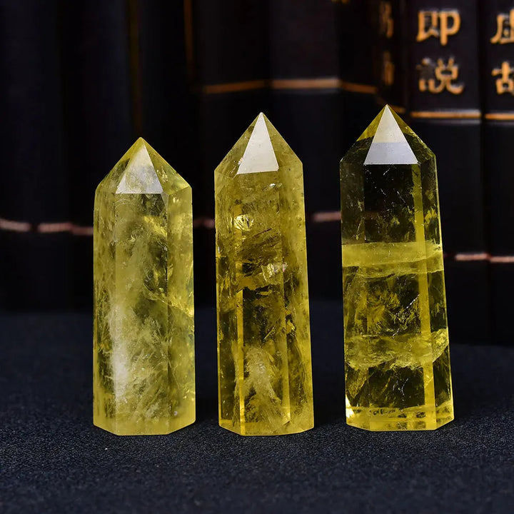 Citrine Crystal Point Tower