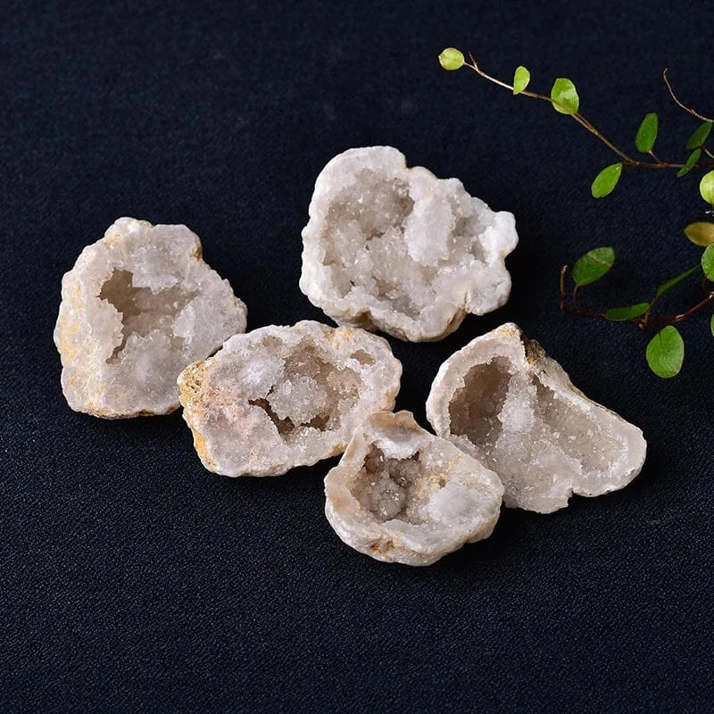 1PC Natural Crystal Agate Geode Cutting Crystal Cluster Healing Stone Reiki Rock Mineral Specimen Quartz DIY Home Decoration