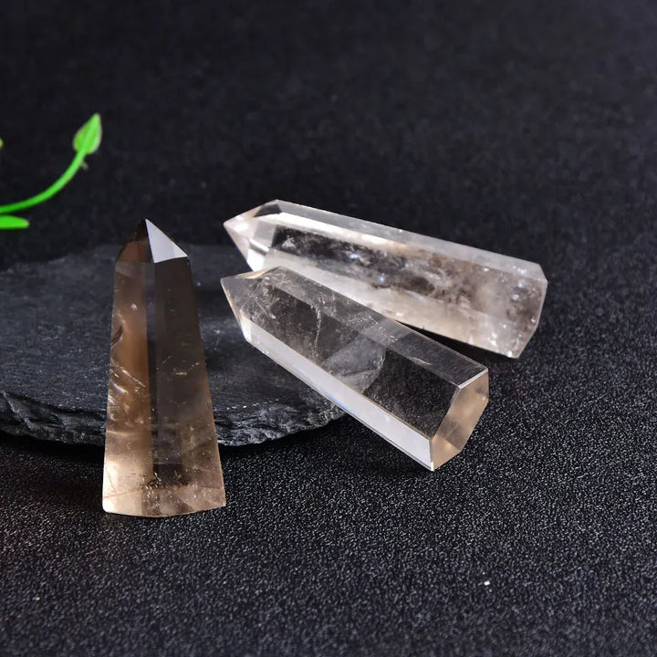 Smoky Quartz Crystal Point Tower