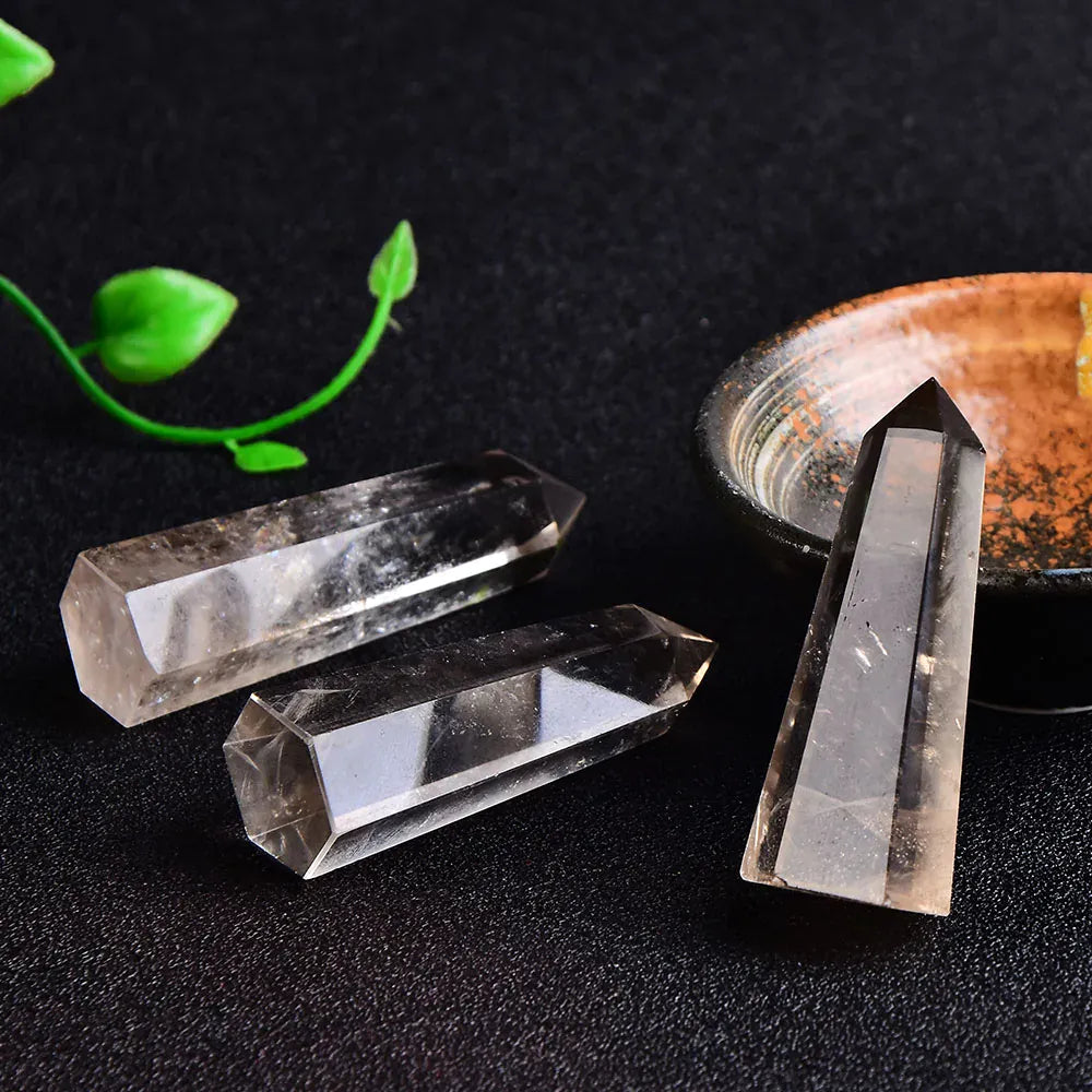Smoky Quartz Crystal Point Tower