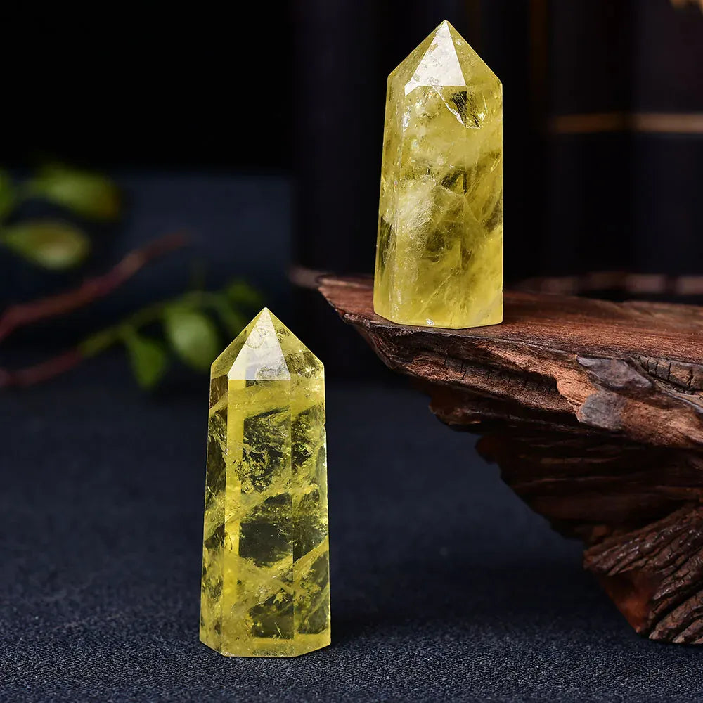 Citrine Crystal Point Tower