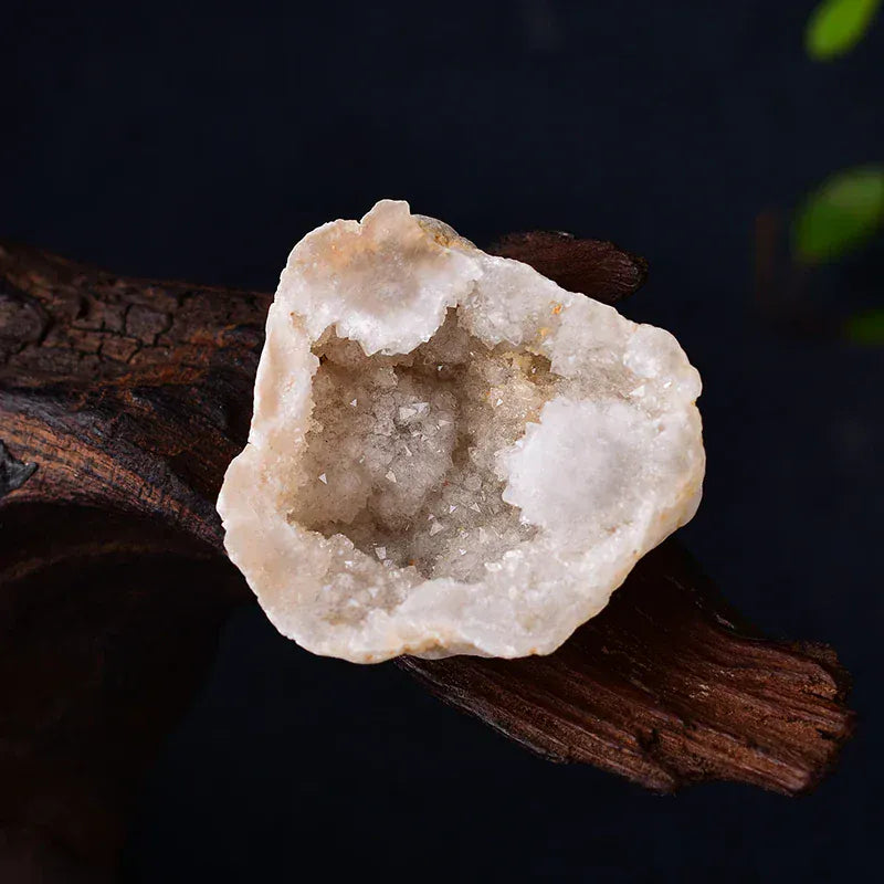 1PC Natural Crystal Agate Geode Cutting Crystal Cluster Healing Stone Reiki Rock Mineral Specimen Quartz DIY Home Decoration