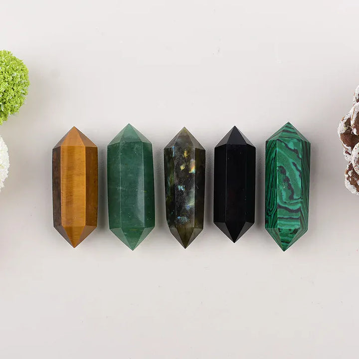 Yellow Fluorite Crystal Point Tower