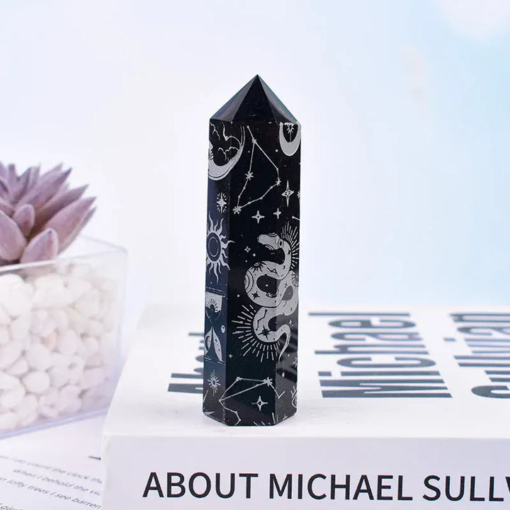 Silver Crystal Point Tower