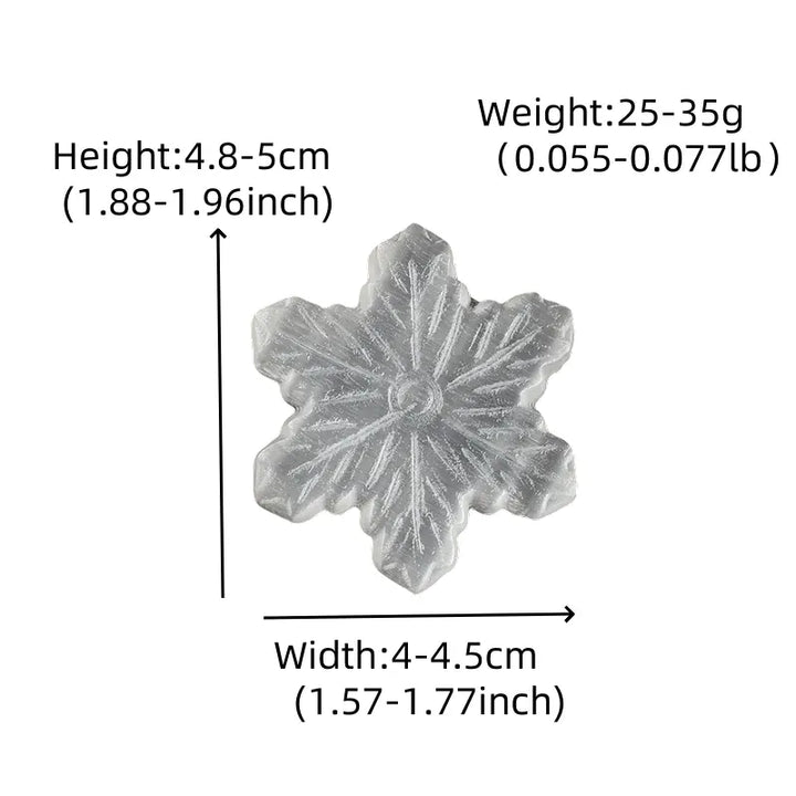 Natural Stone Selenitent Gypsum Snowflake Carving Decorative Piece Mineral Specimen Craft Christmas Decoration Gift Home Decor