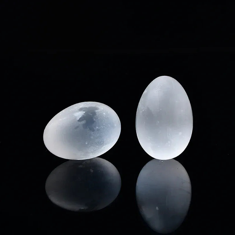 Natural Selenite Egg Crystal Quartz Reiki Natural Stone Healing Quartz Home Decorative Energy Stone Ore Mineral Ornaments Gift
