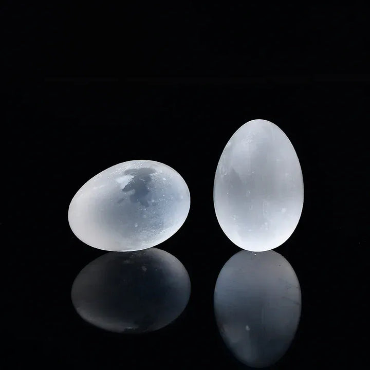 Natural Selenite Egg Crystal Quartz Reiki Natural Stone Healing Quartz Home Decorative Energy Stone Ore Mineral Ornaments Gift