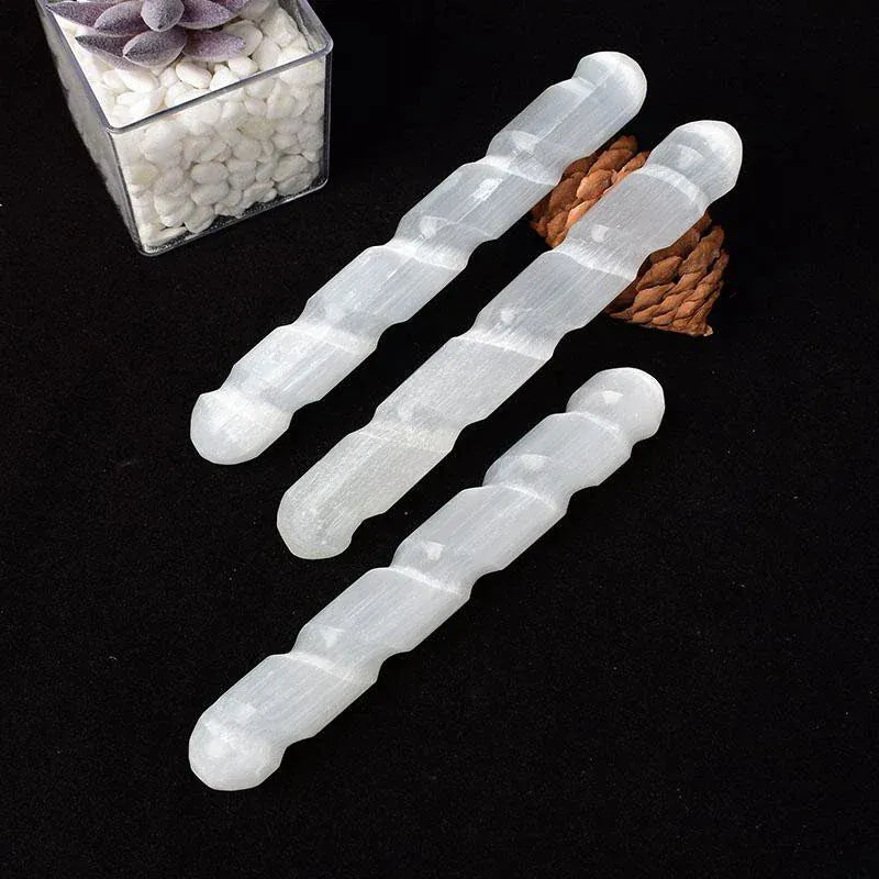 Selenite Wand Crystal Point Tower