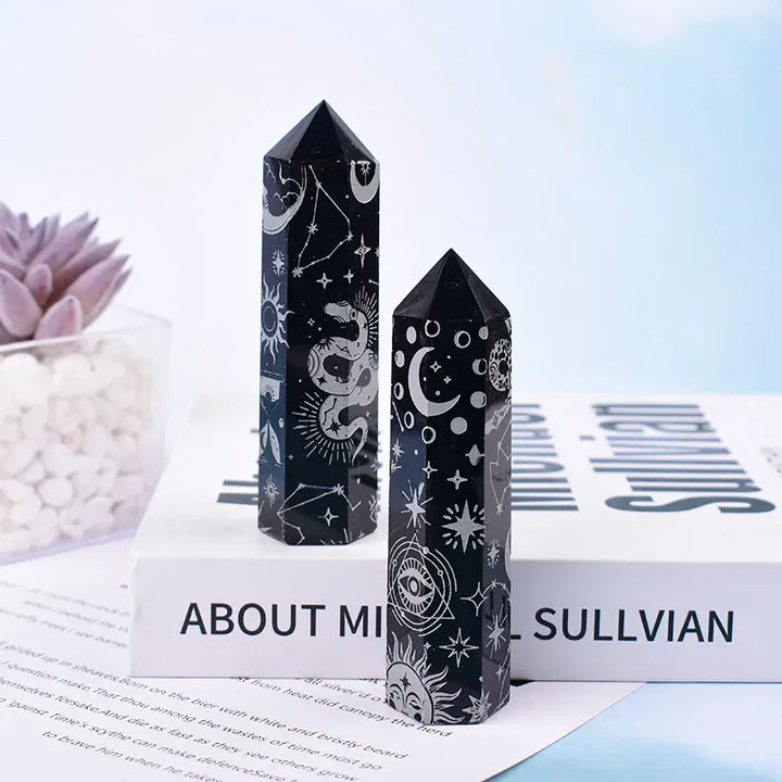 Silver Crystal Point Tower