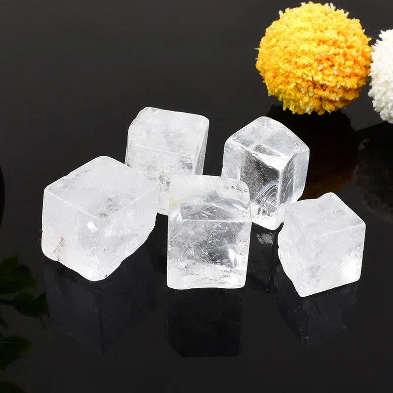 Natural Crystal Polished Rose Quartz Amethyst Obsidian Cube Ore Mineral Specimen Gem Ornaments For Home Decoration DIY Gifts