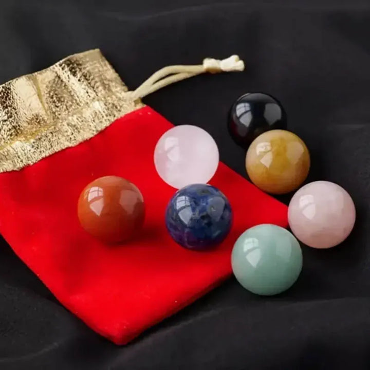 Random Natural Crystal Polished Aventurine Clear Quartz Ball Healing Stone Gemstone Sphere Ornaments Minerals BAll DIY Gifts