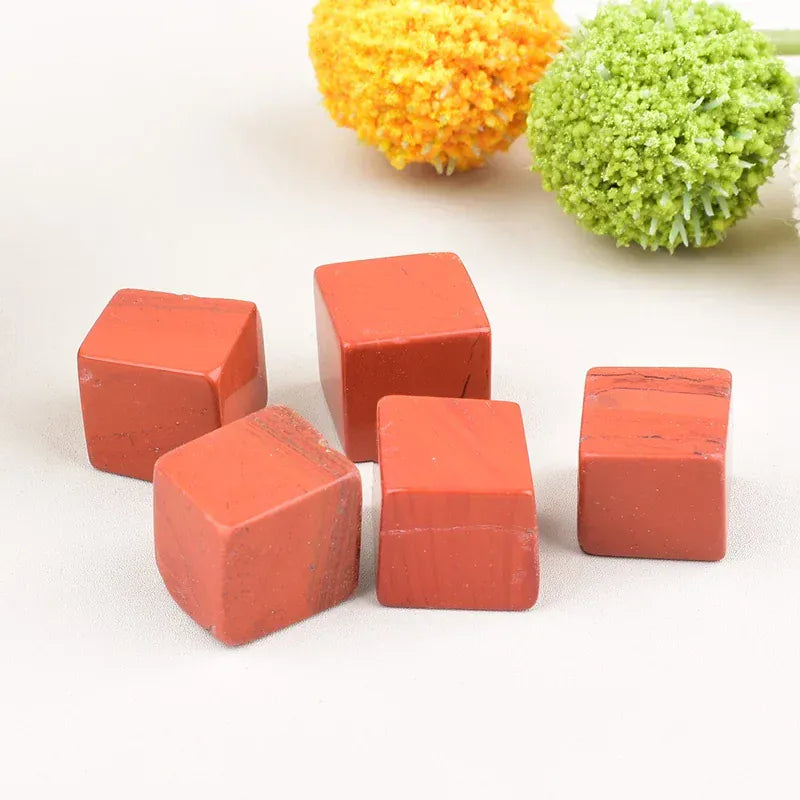 Natural Crystal Polished Rose Quartz Amethyst Obsidian Cube Ore Mineral Specimen Gem Ornaments For Home Decoration DIY Gifts