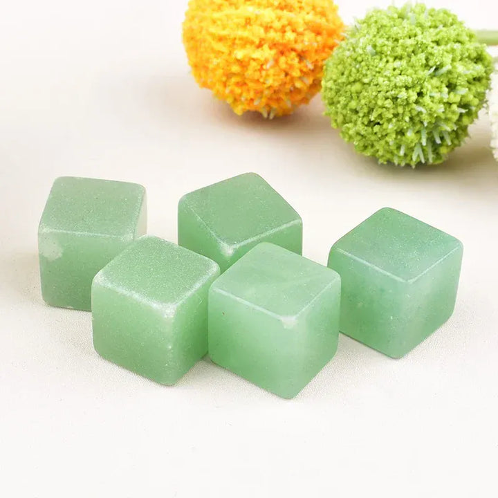 Natural Crystal Polished Rose Quartz Amethyst Obsidian Cube Ore Mineral Specimen Gem Ornaments For Home Decoration DIY Gifts