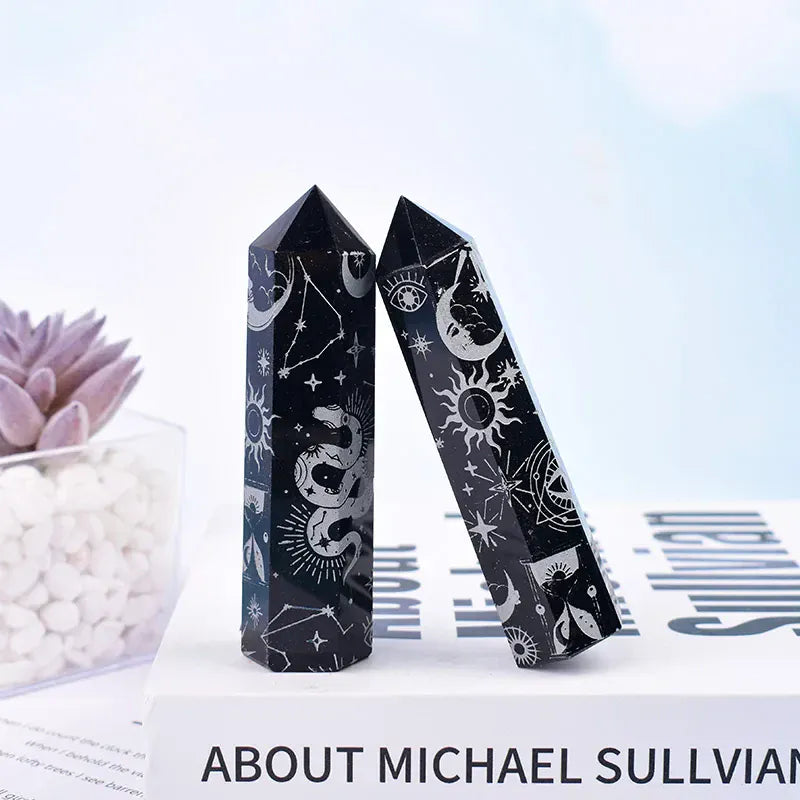 Silver Crystal Point Tower