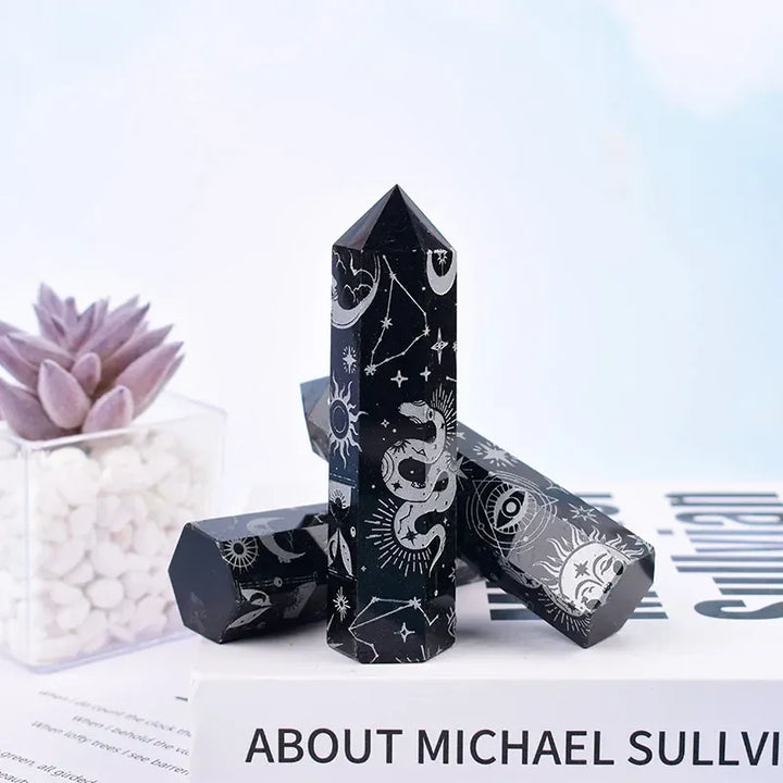 Silver Crystal Point Tower