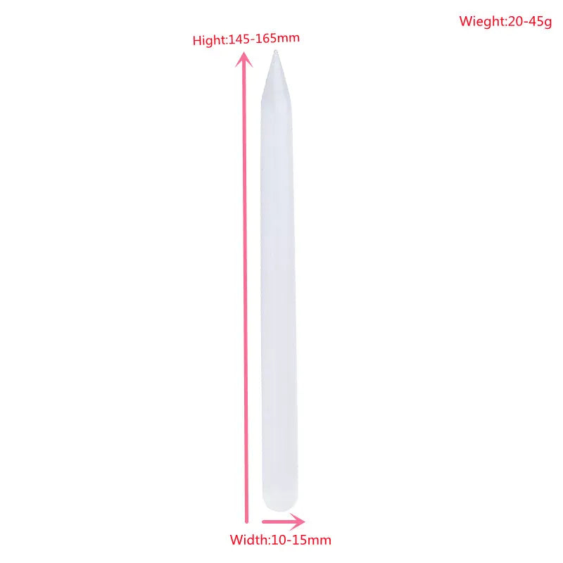 1PC Natural Selenite Pen Crystal Home Decoration Polished Stick Chips Gypsum Quartz Rough Minerals Specimen Healing Stone Gift