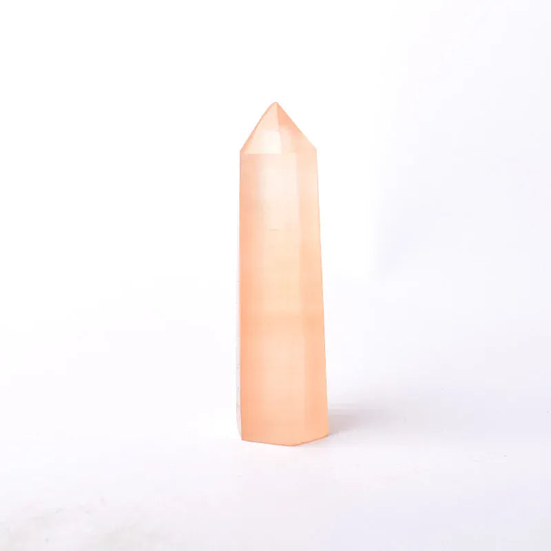 Natural Selenite Crystal Point Tower