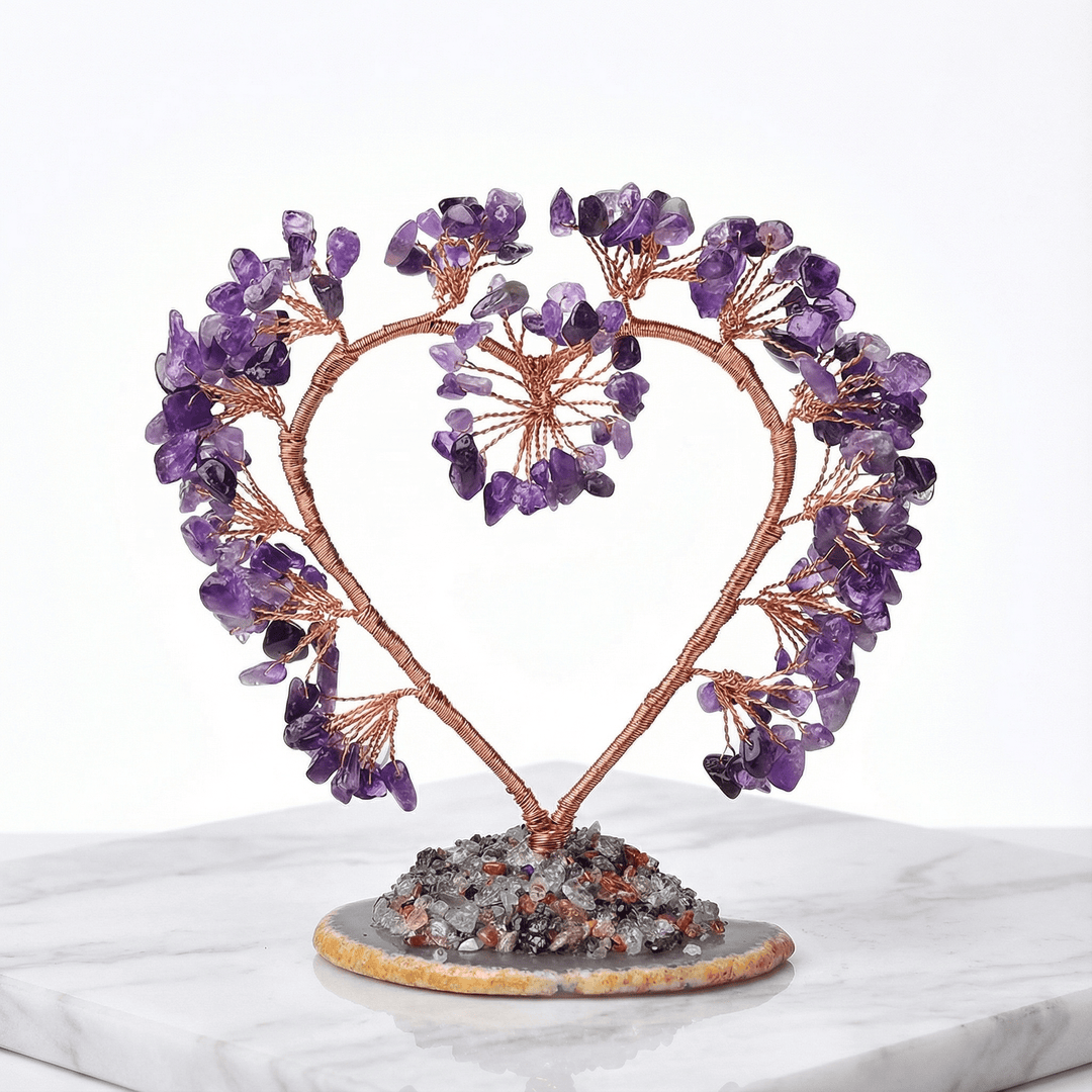 Amethyst Crystal Gemstone Lucky Tree Crystal And Quartz