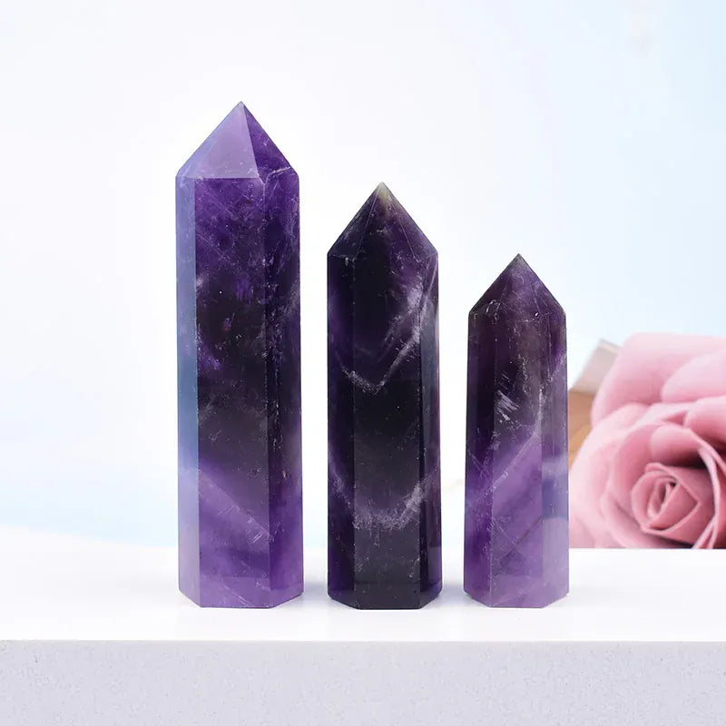 Amethyst Crystal Point Tower Crystal + Quartz