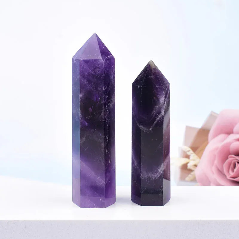 Amethyst Crystal Point Tower Crystal + Quartz