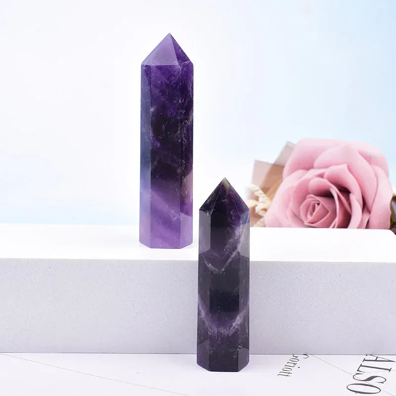 Amethyst Crystal Point Tower Crystal + Quartz