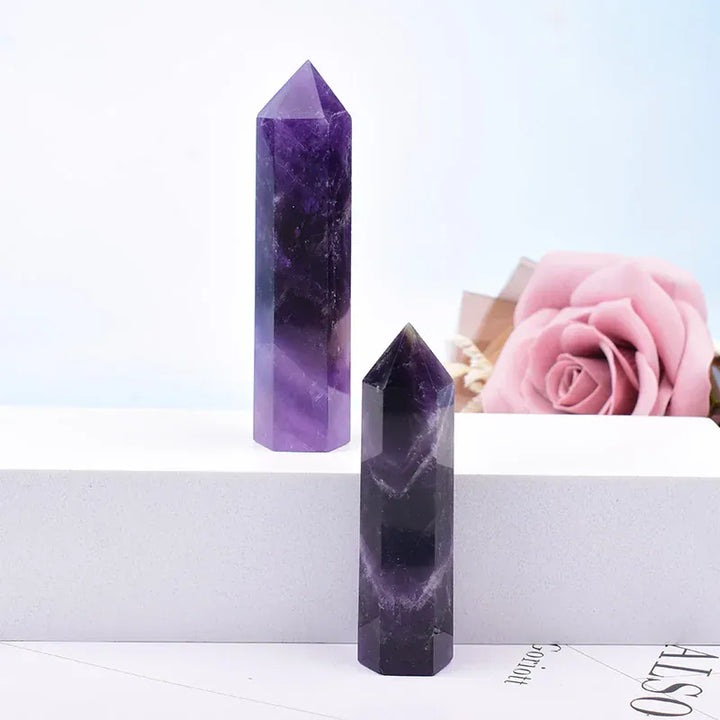Amethyst Crystal Point Tower Crystal + Quartz