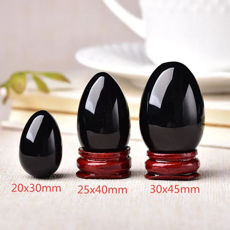 Amethyst Egg Crystal Quartz Reiki Ornament Natural Stone Healing Quartz Home Decorative energy stone Ore Mineral Ornaments gift Crystal + Quartz