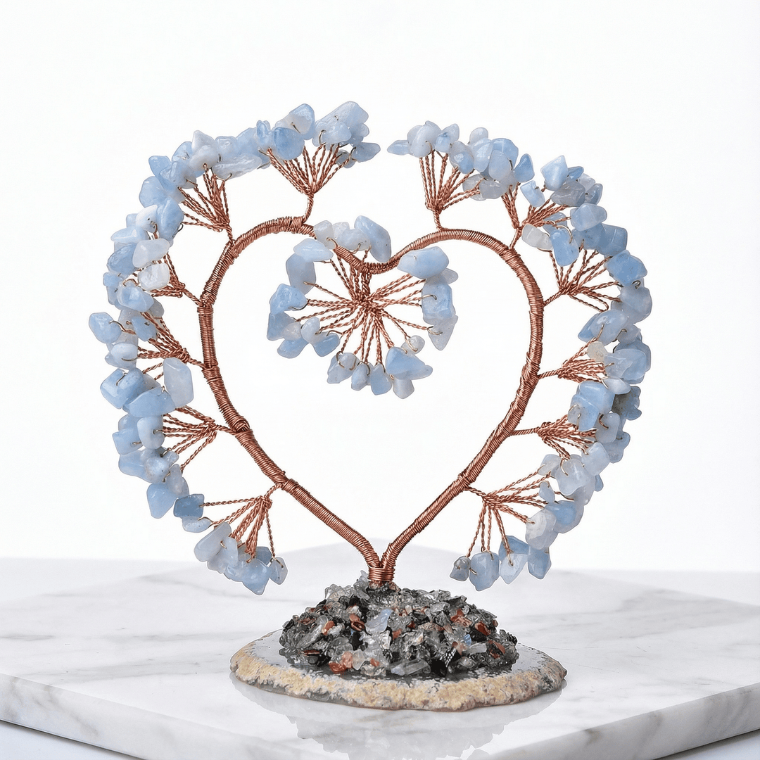 Aquamarine Natural Crystal  Lucky Tree Crystal And Quartz