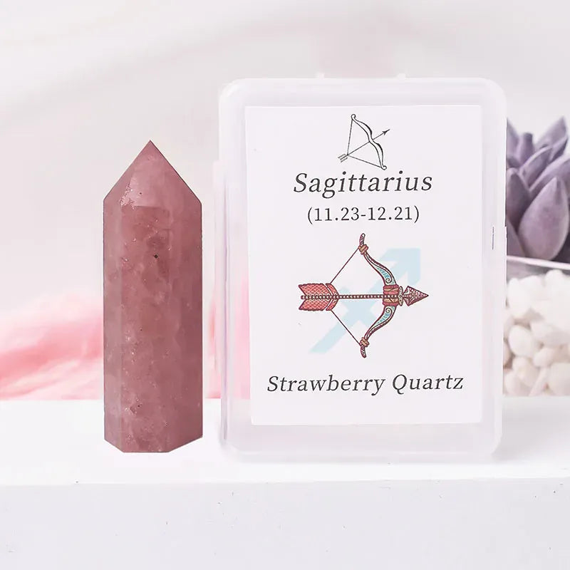 Aries Amethyst Crystal Point Tower Aries Amethyst / 1Pc Crystal + Quartz