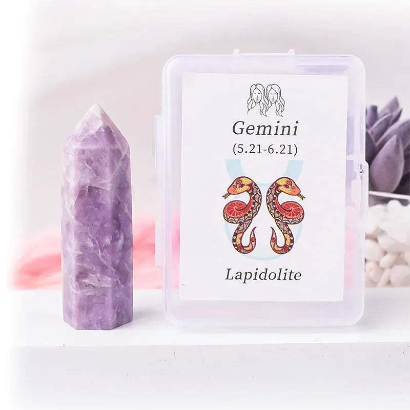 Aries Amethyst Crystal Point Tower Aries Amethyst / 1Pc Crystal + Quartz