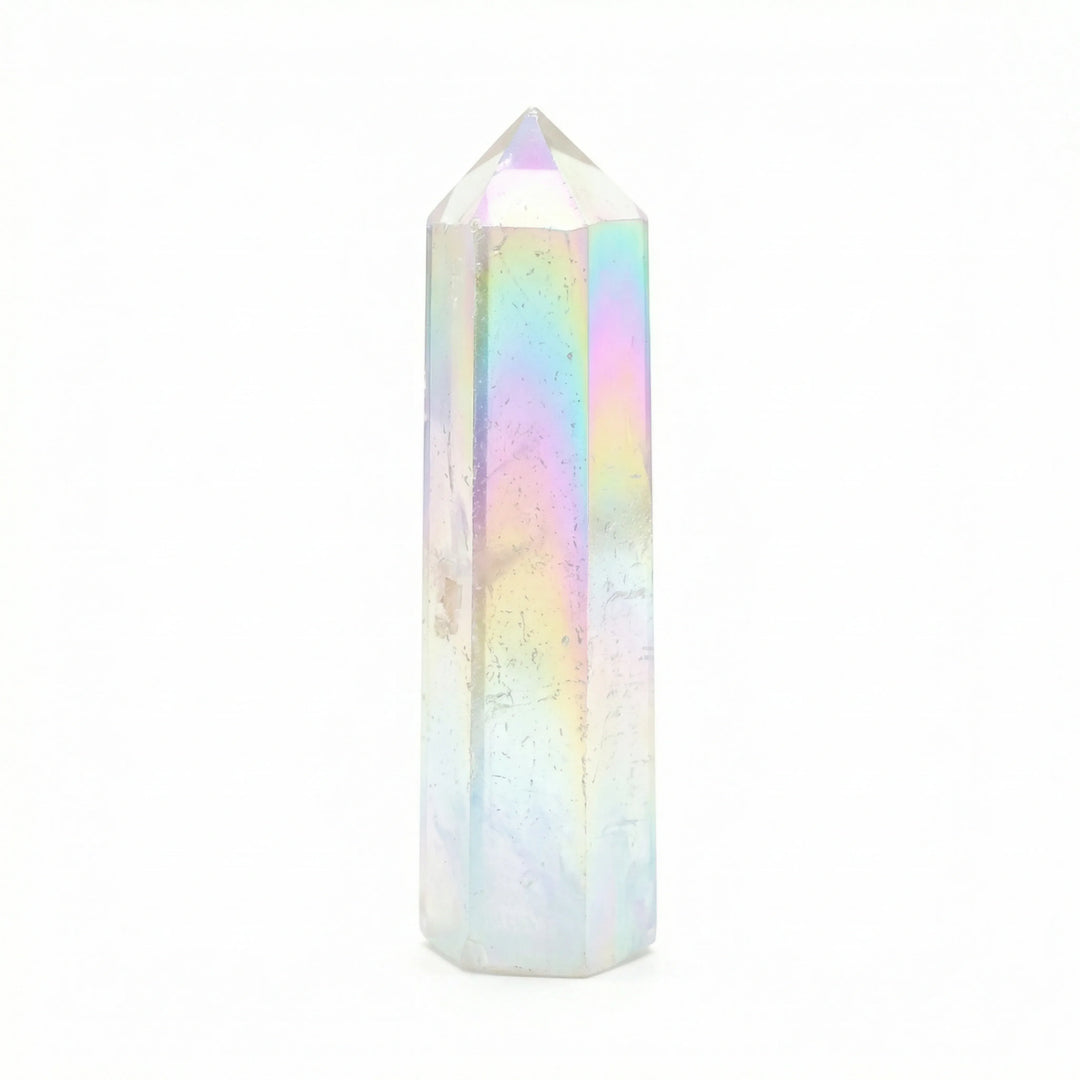 Aura Selenite Crystal Point Tower Crystal Tower Points Crystal + Quartz
