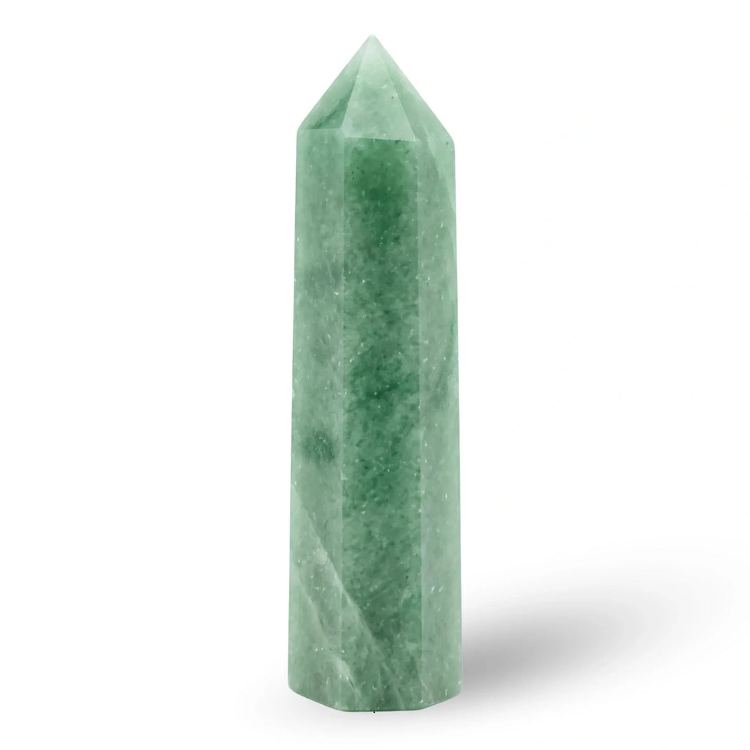 Aventurine Crystal Point Tower Crystal Tower Points Aventurine / 70-80mm Crystal + Quartz