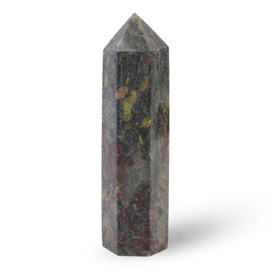 Dragon Blood Stone Crystal Point Tower Crystal Tower Points 70-80mm Crystal + Quartz