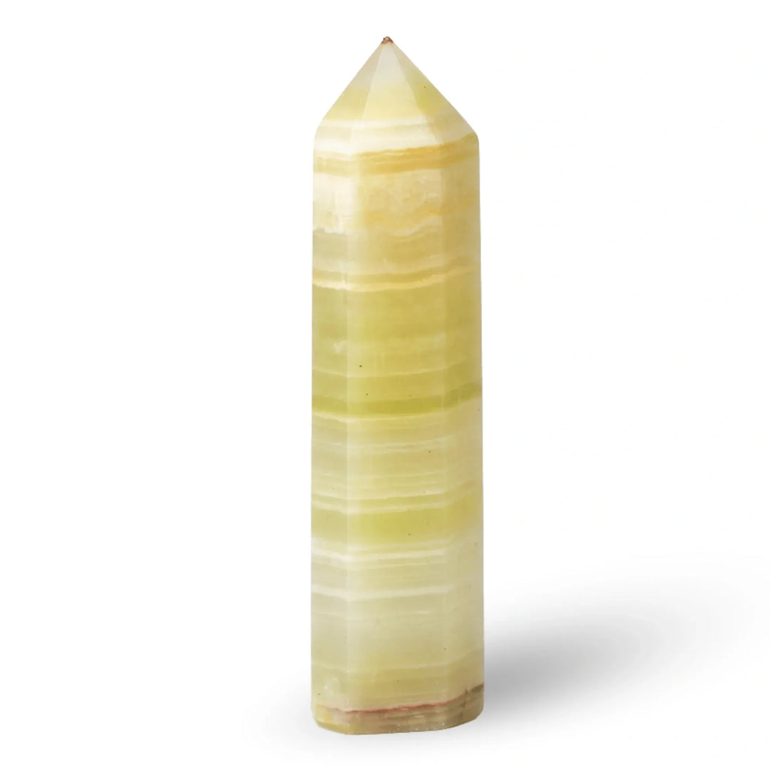 Green Afghan jade Crystal Point Tower Crystal Tower Points 50-60mm Crystal + Quartz