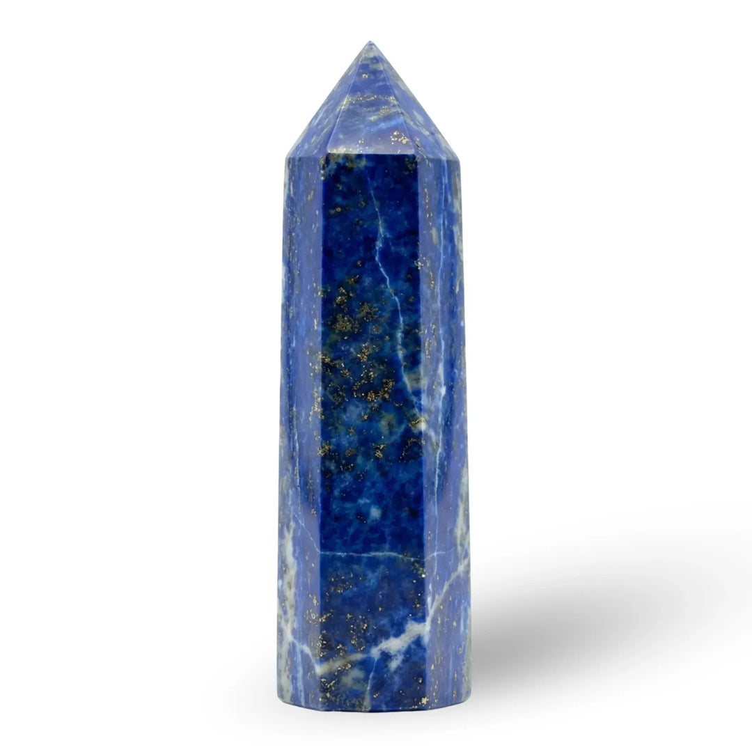 Lapls Lazuli Crystal Point Tower Crystal Tower Points 40-50mm Crystal + Quartz