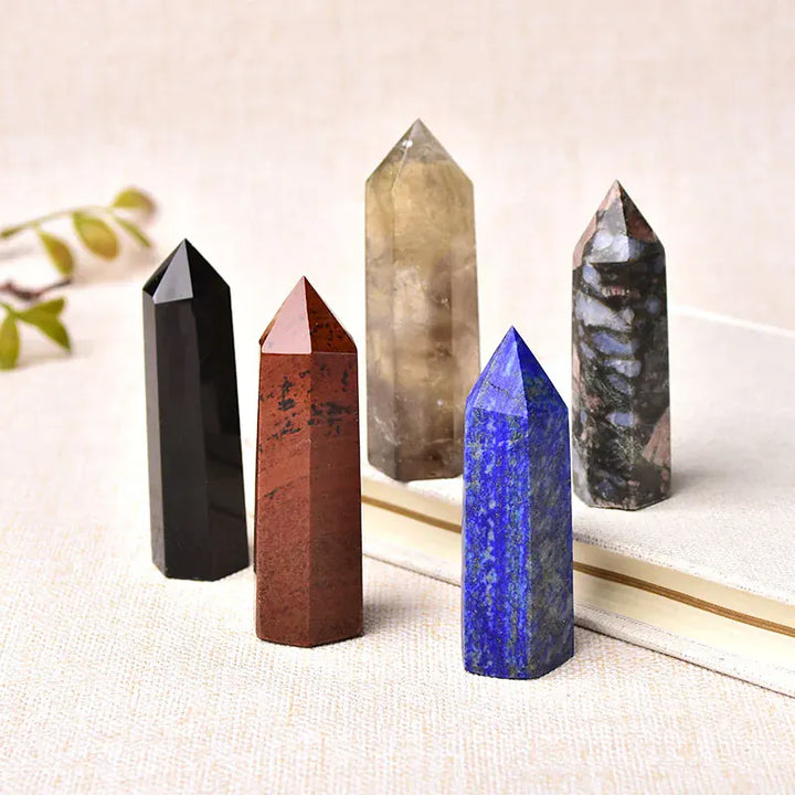 Lazuli Crystal Point Tower Crystal + Quartz