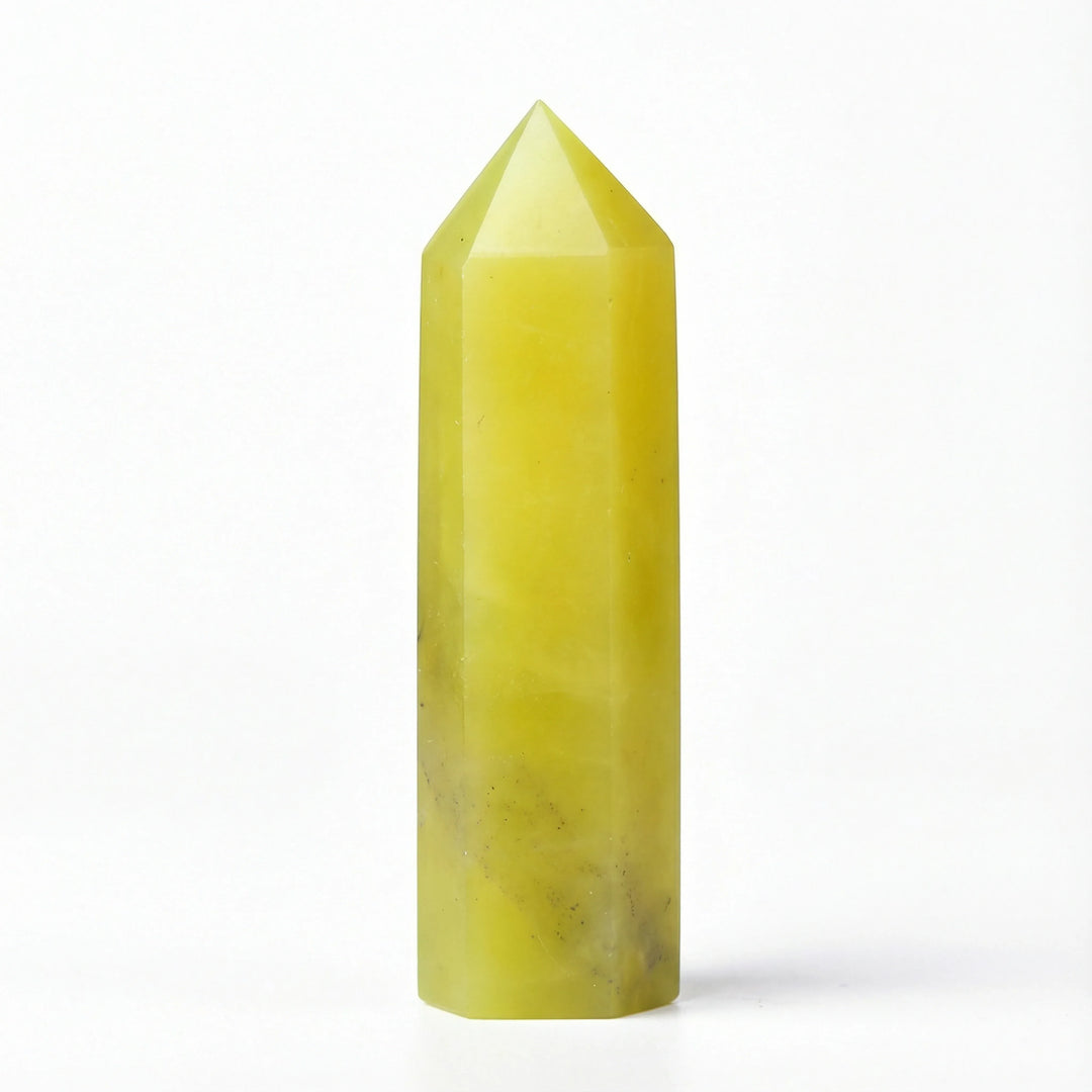Lemon Jade Crystal Point Tower Crystal Tower Points 50-60mm Crystal + Quartz