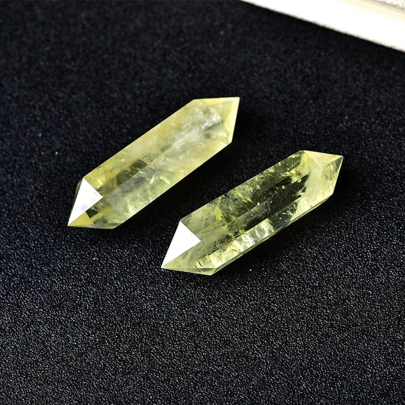 Natural Citrine Crystal Point Tower Natural Citrine / 1PC Crystal + Quartz