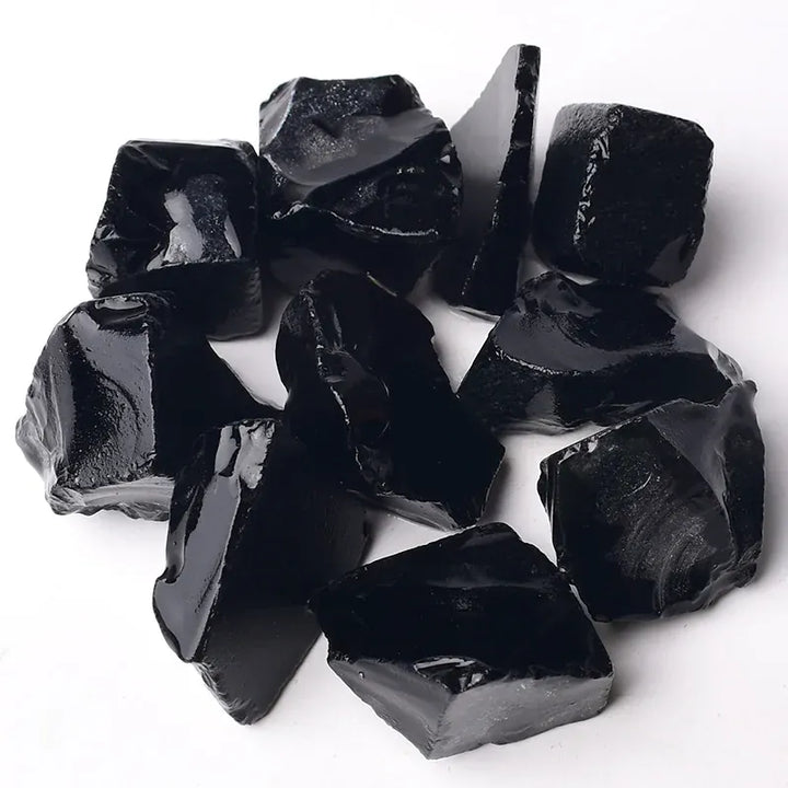 Natural Crystal Stone Irregular Raw Crystals Reiki Healing Stone Quartz Ore Mineral Ornaments Rock Specimen for Children Gifts Black Tourmaline / 90-100g Crystal + Quartz
